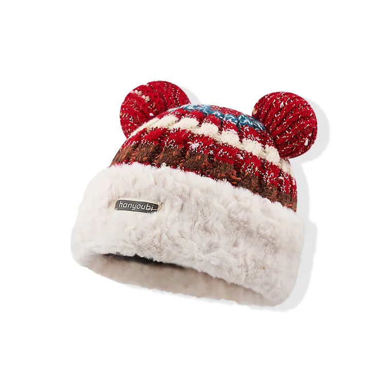 YOUWEI Полиэстер Fashion Versatile Противоколодный Шапка-бини Закрытый носок Кошка Шапка-бини Унисекс