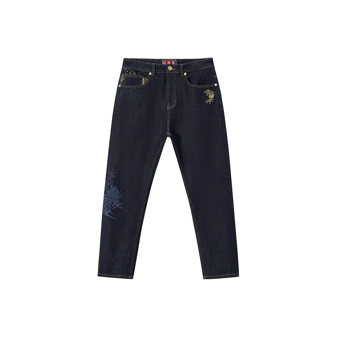 ONIARAI Джинсовый синий Мужские Джинсы