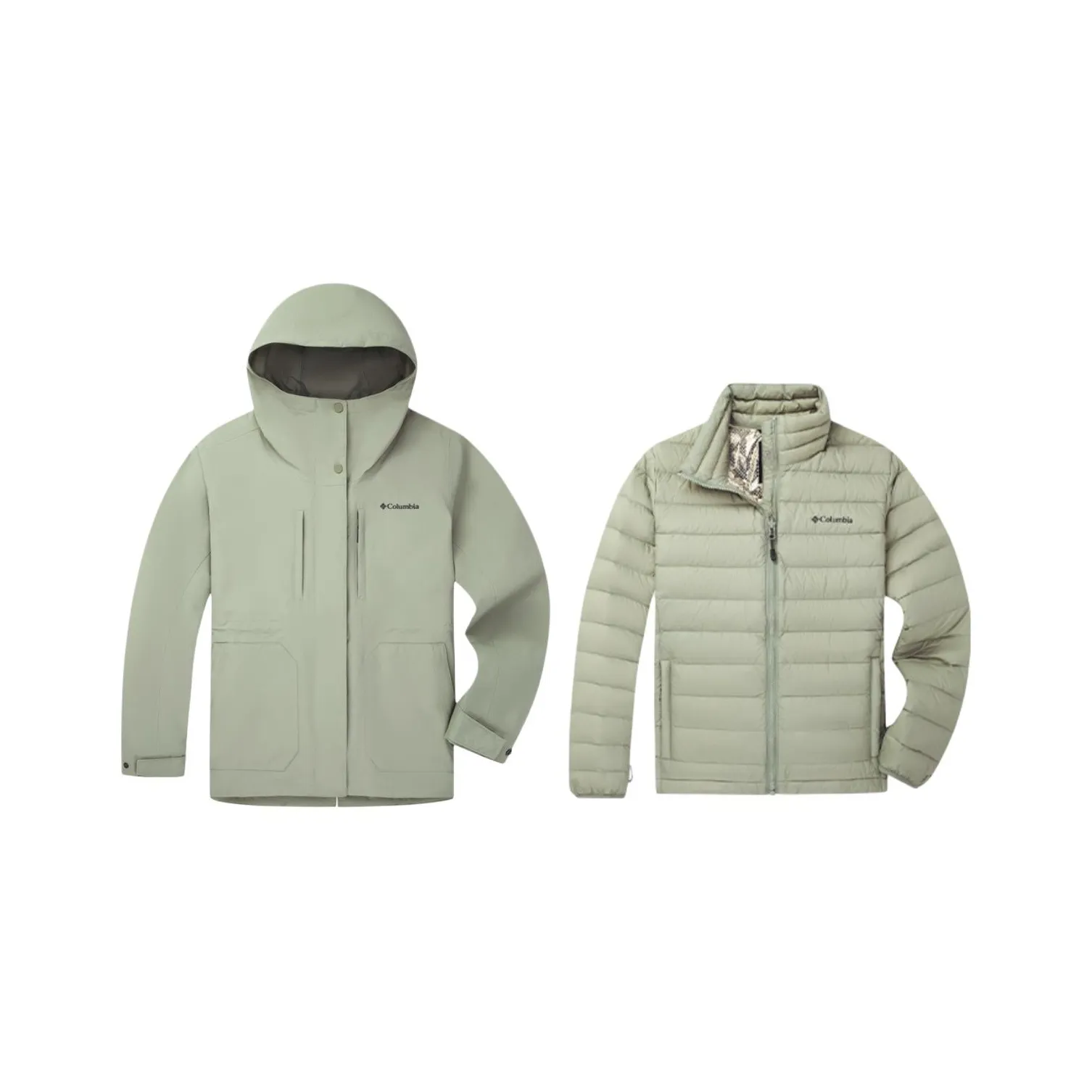 Columbia FW25 Поход Водонепроницаемый Ветрозащитный Дышащий и Теплоизоляционный Ветровка Женские