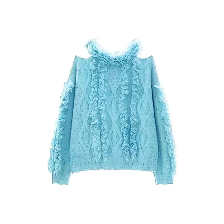 KYKW Бирюзовый Женский Трикотаж