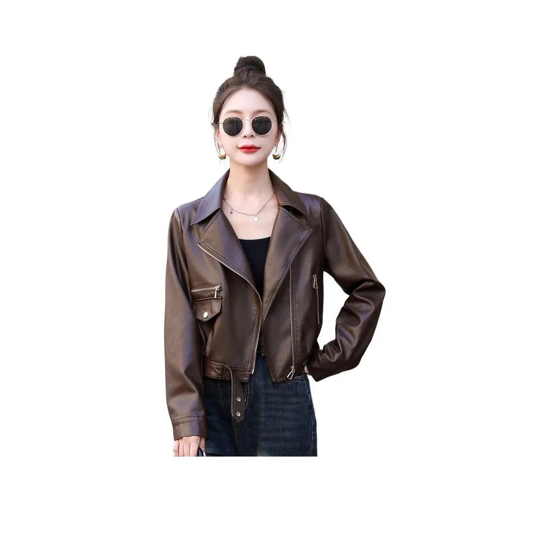 LADYXIEXIE Кожа Куртка Женская