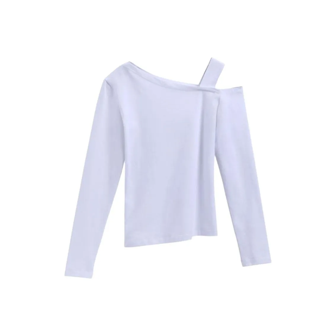 EMDPN Сексуальный асимметричный топ на плечо женский