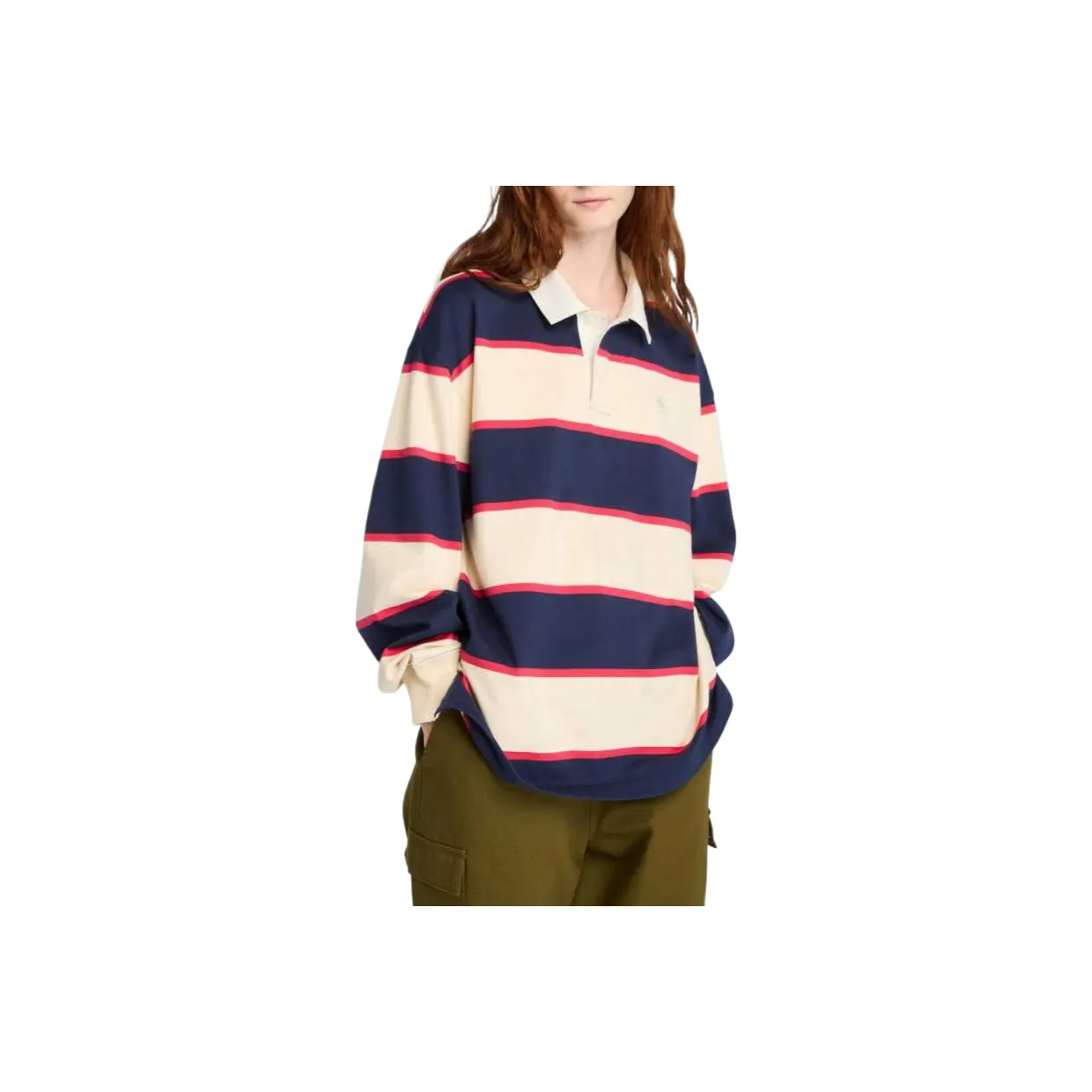 Timberland Синие Белые Полоски Унисекс Поло