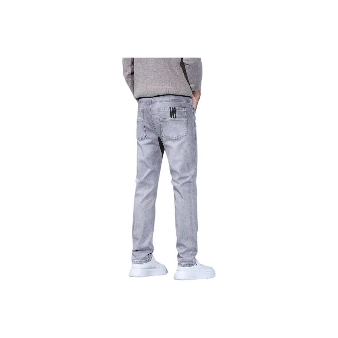 WilliamPOLO Серый Унисекс Джинсы