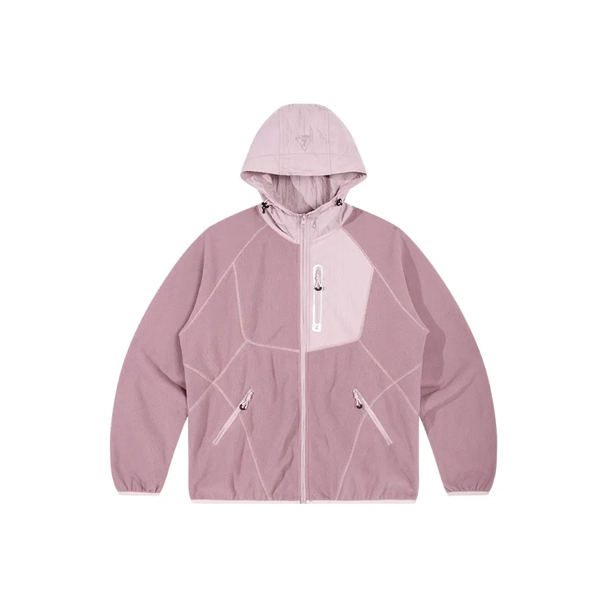 NBCT Серый Розовый Унисекс Флисовые куртки