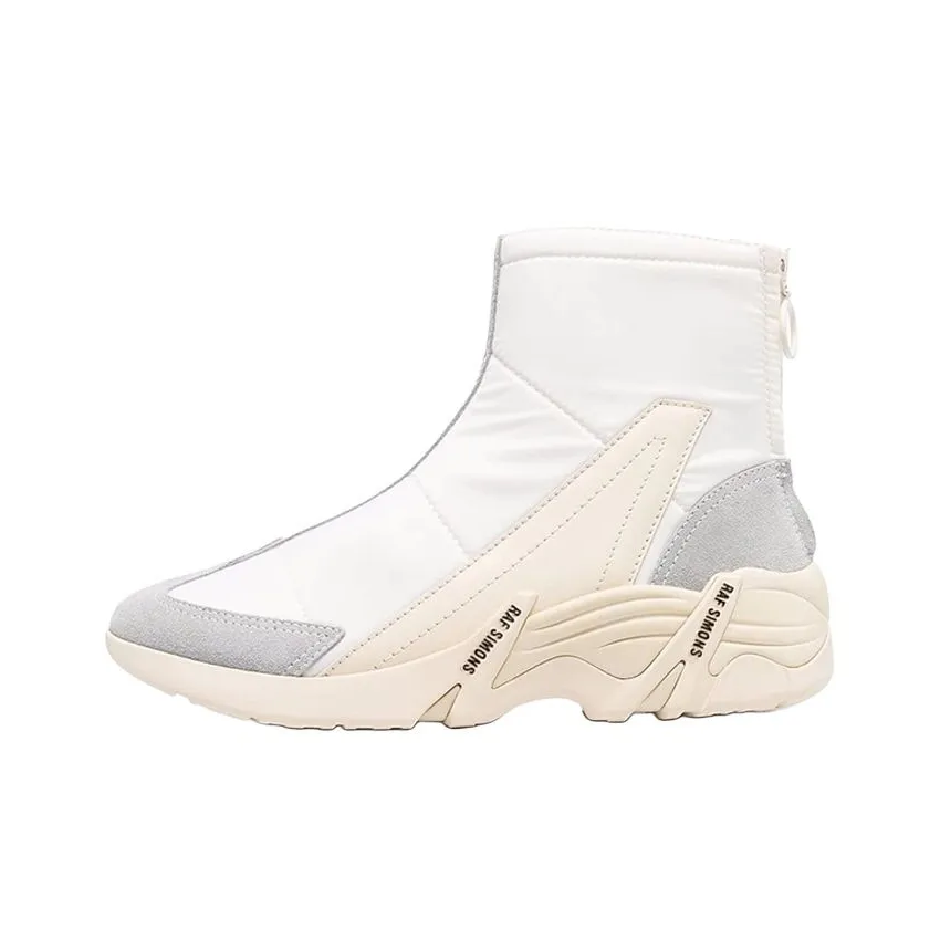 RAF SIMONS Ankle Boots Men Gray White