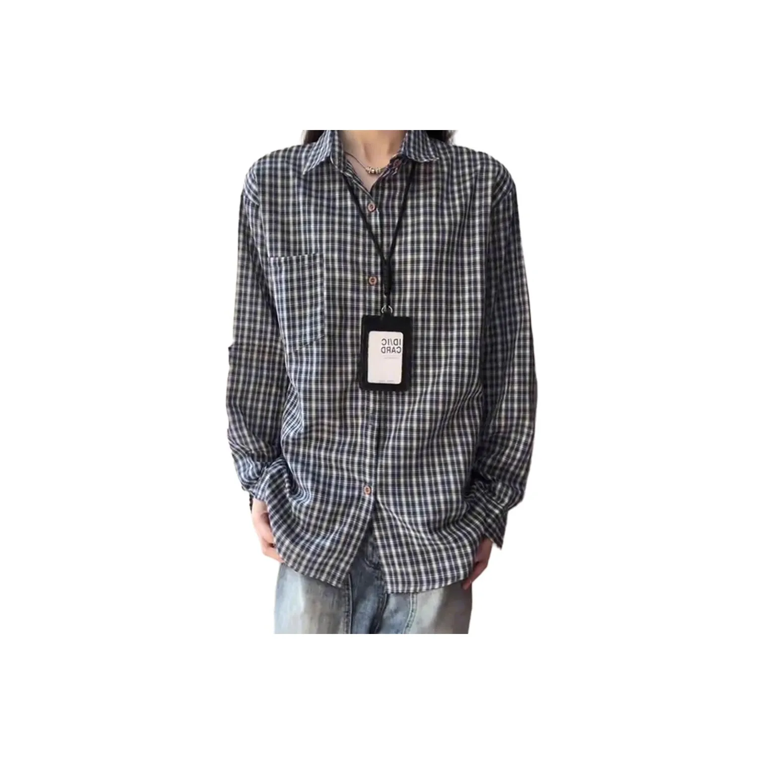 SOUL WORKER Синяя клетка Унисекс Рубашки