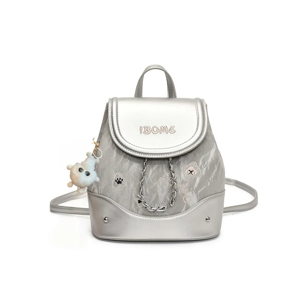 CAREELL ПУ (полиуретан) Рюкзак Унисекс Серебряный Синий Розовый Коричневый