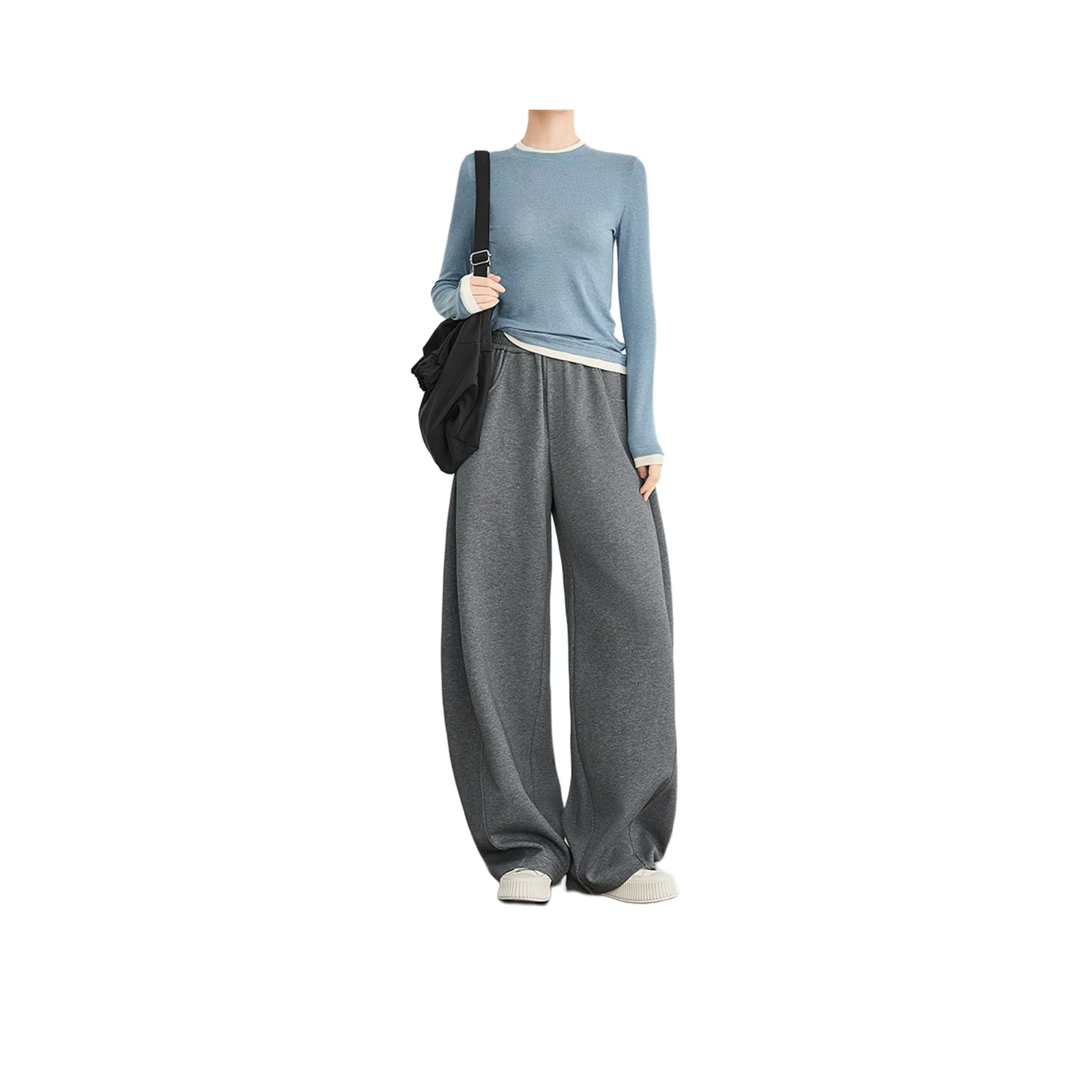 FAESSLIN Вязаные спортивные брюки женские