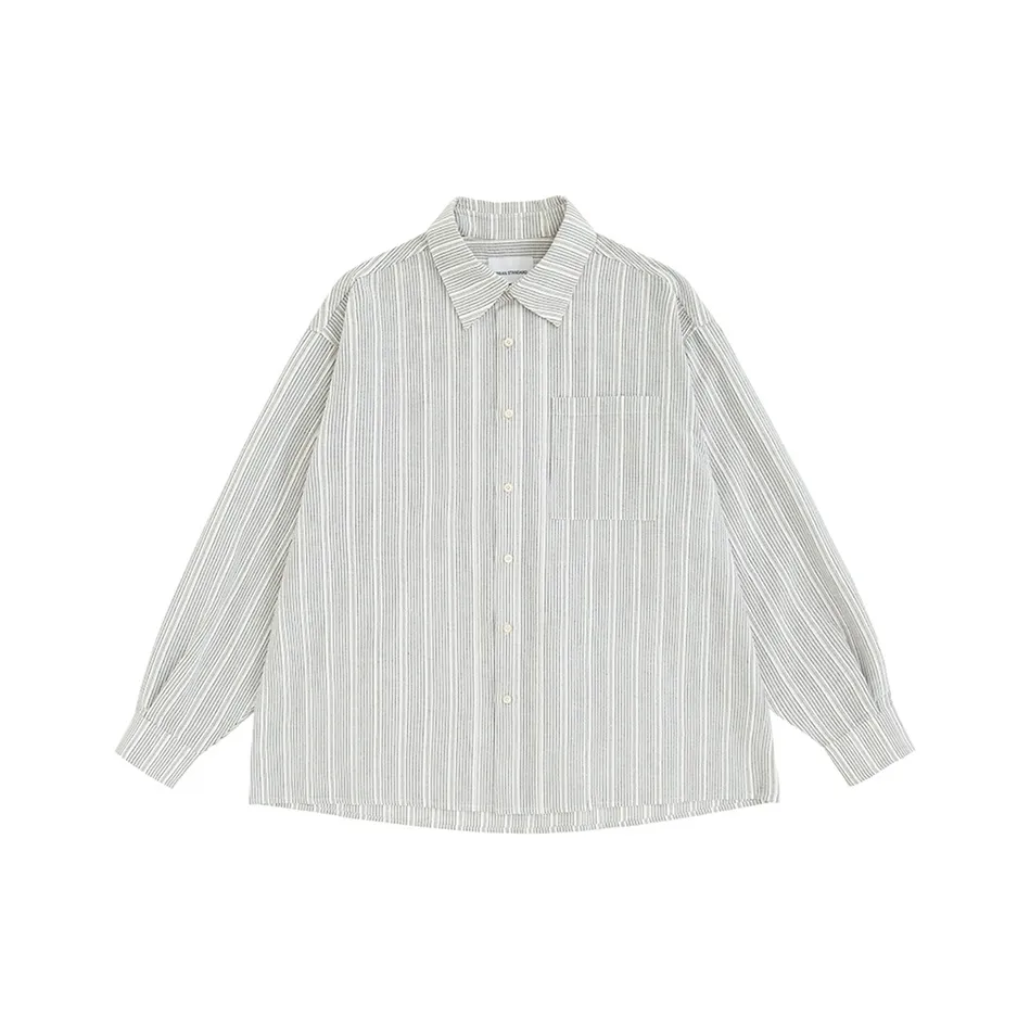 URBAN STANDARD Черно-белые полосы Мужская рубашка