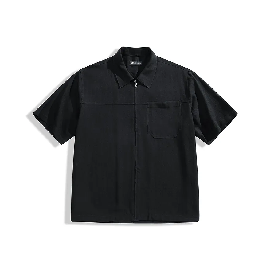 PEACEBIRD MEN Короткий рукав свободный крой рубашка мужская