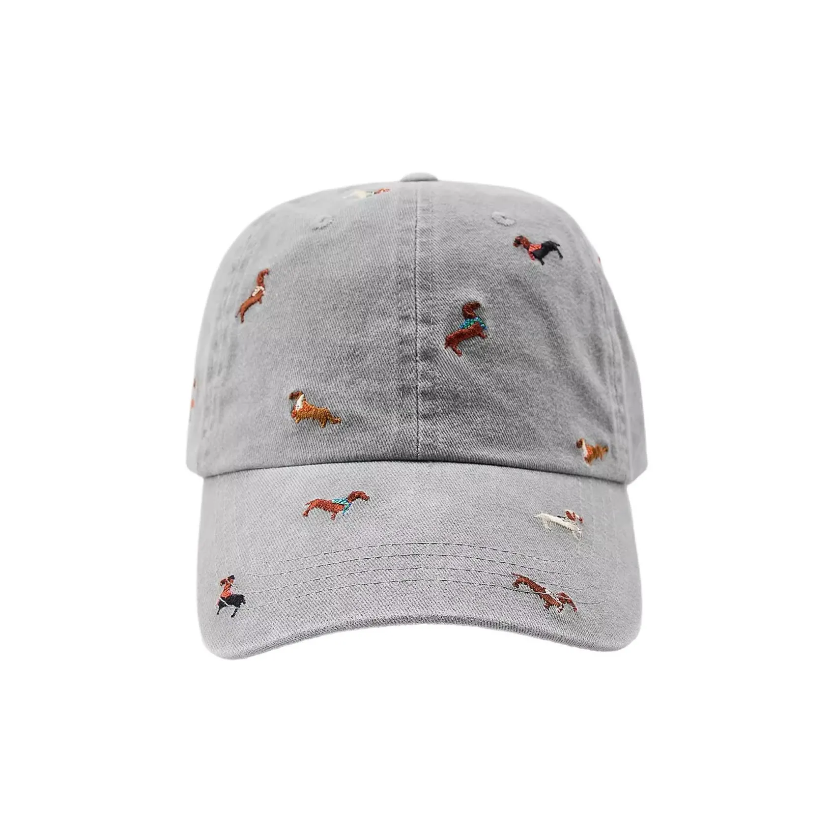 ZARA Хлопок Бейсболки Женские Серые