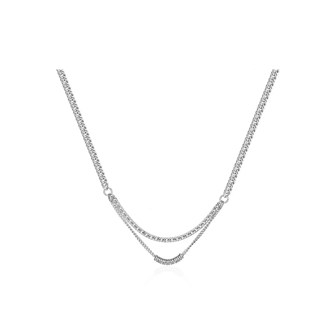 DEVILNUT Титановые стальные ожерелья унисекс