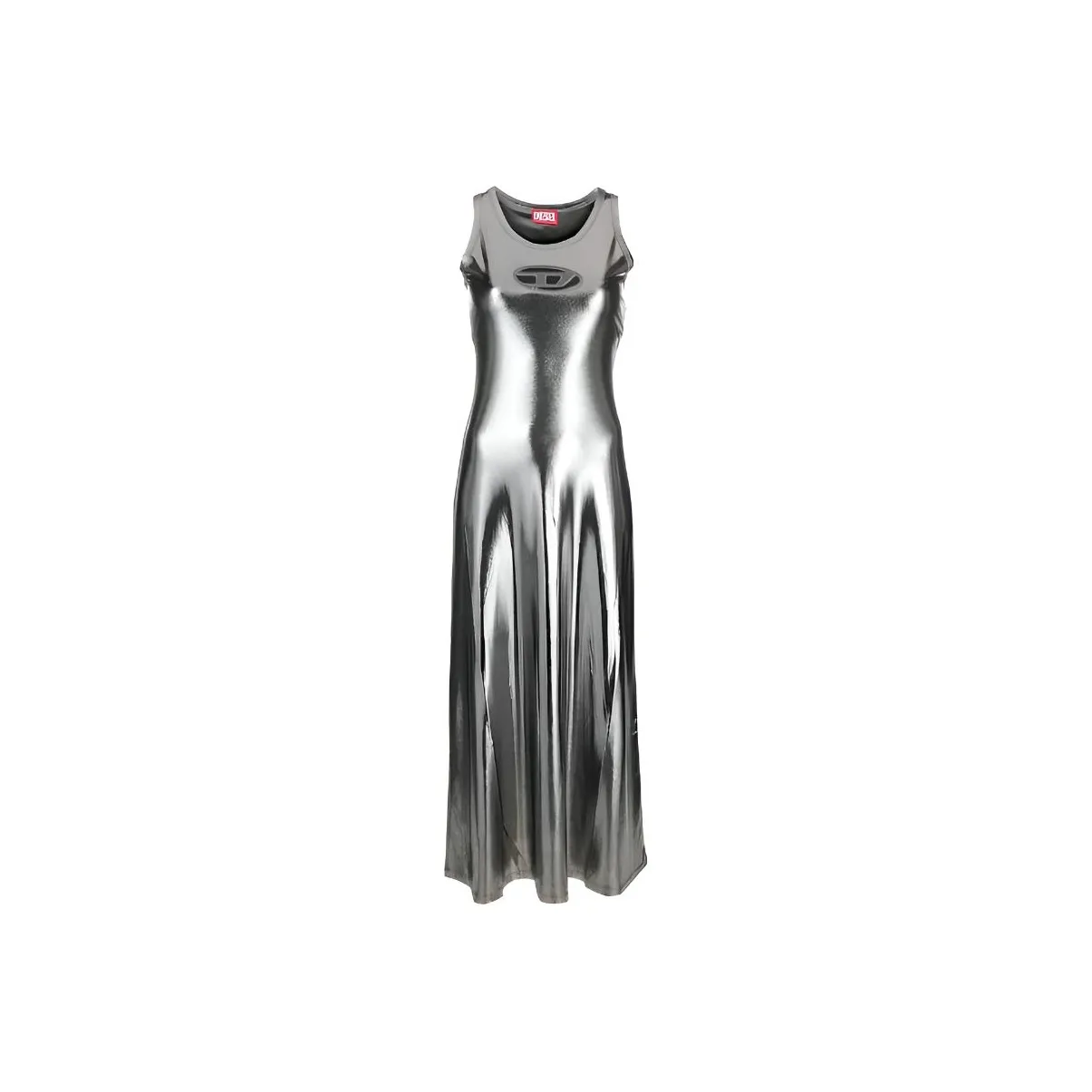 DIESEL SS24 Sleeveless Dress Women's Silver