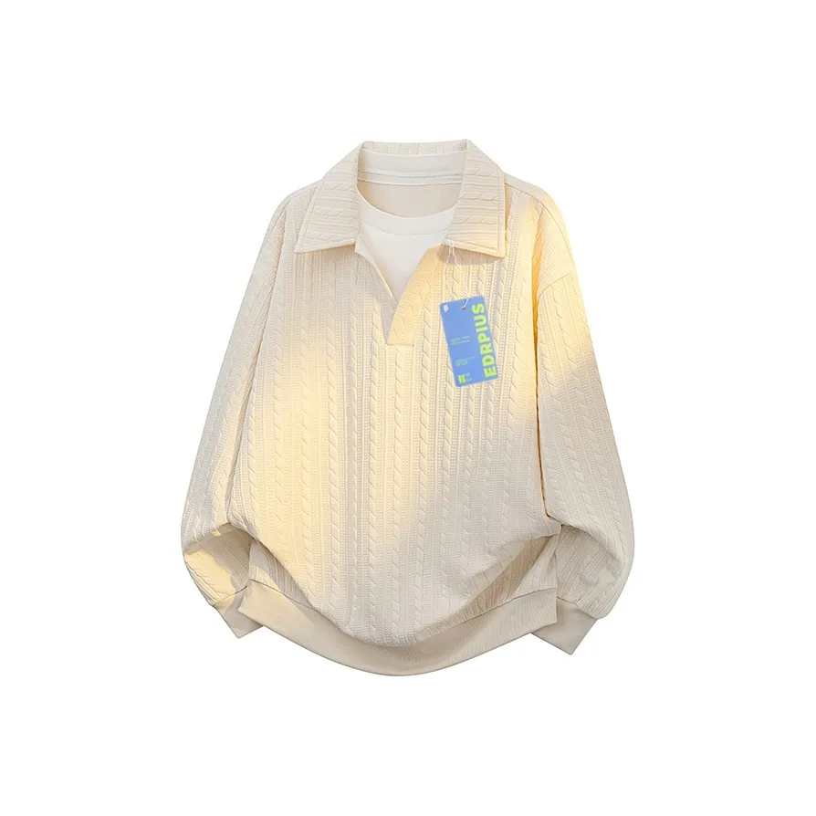 EDRPIUS Длинный рукав Свитшот Унисекс