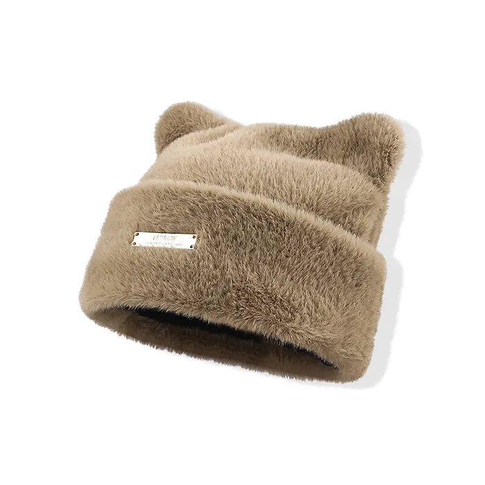 YOUWEI Полиэстер Ветрозащитный Шапка с ушками Закрытый носок Шапка-бини Унисекс