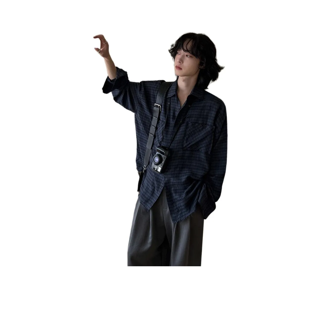 CHEER ZONE Темно-синие унисекс рубашки