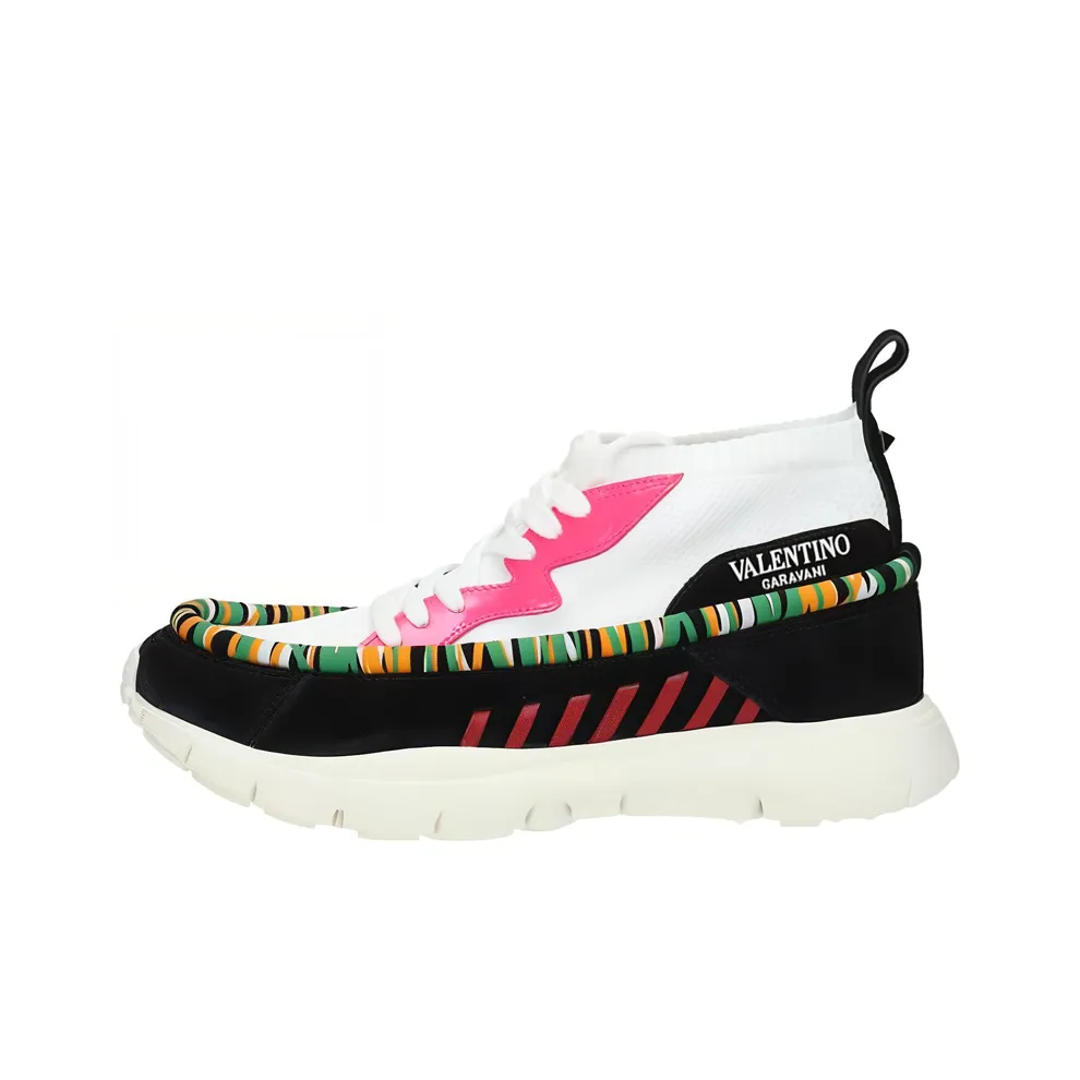 Valentino Низкий топ Повседневная обувь Мужская Черный Белый