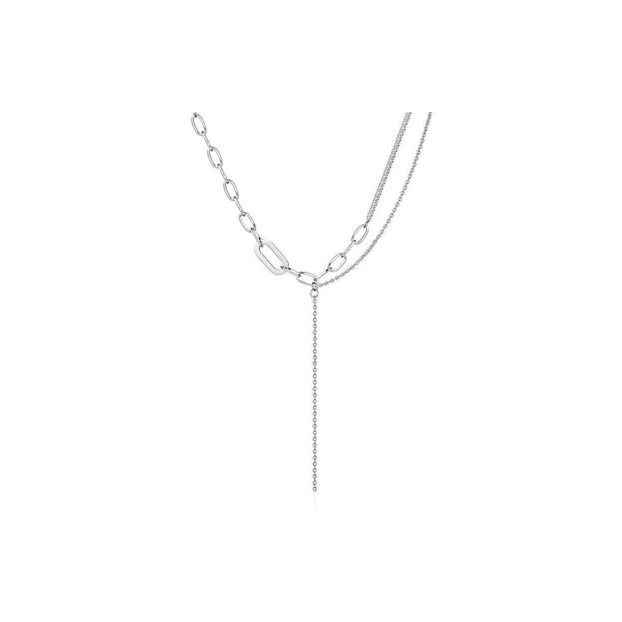 DEVILNUT Титановые стальные ожерелья унисекс