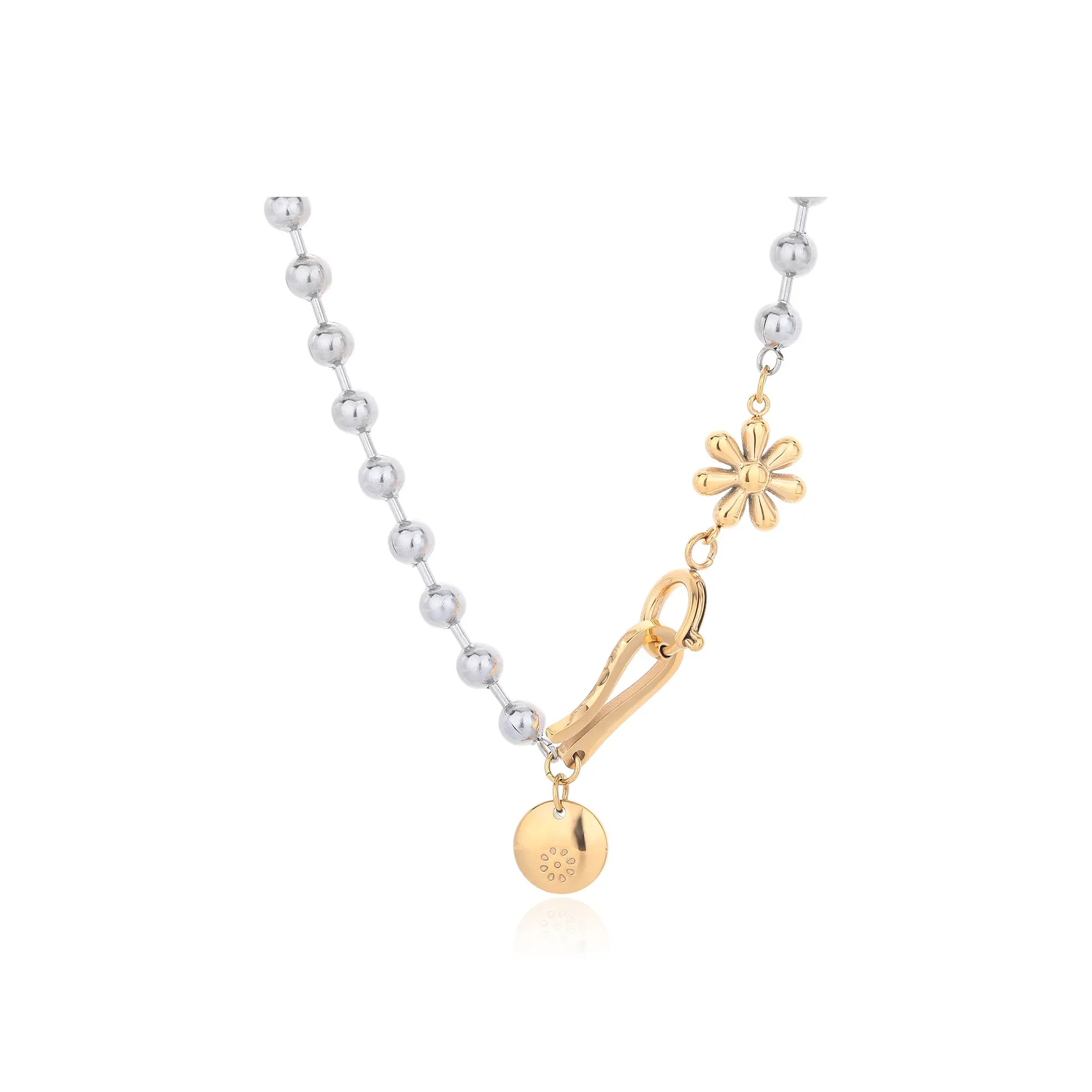 Quarqor Ожерелья из титанового стального сплава Мужской