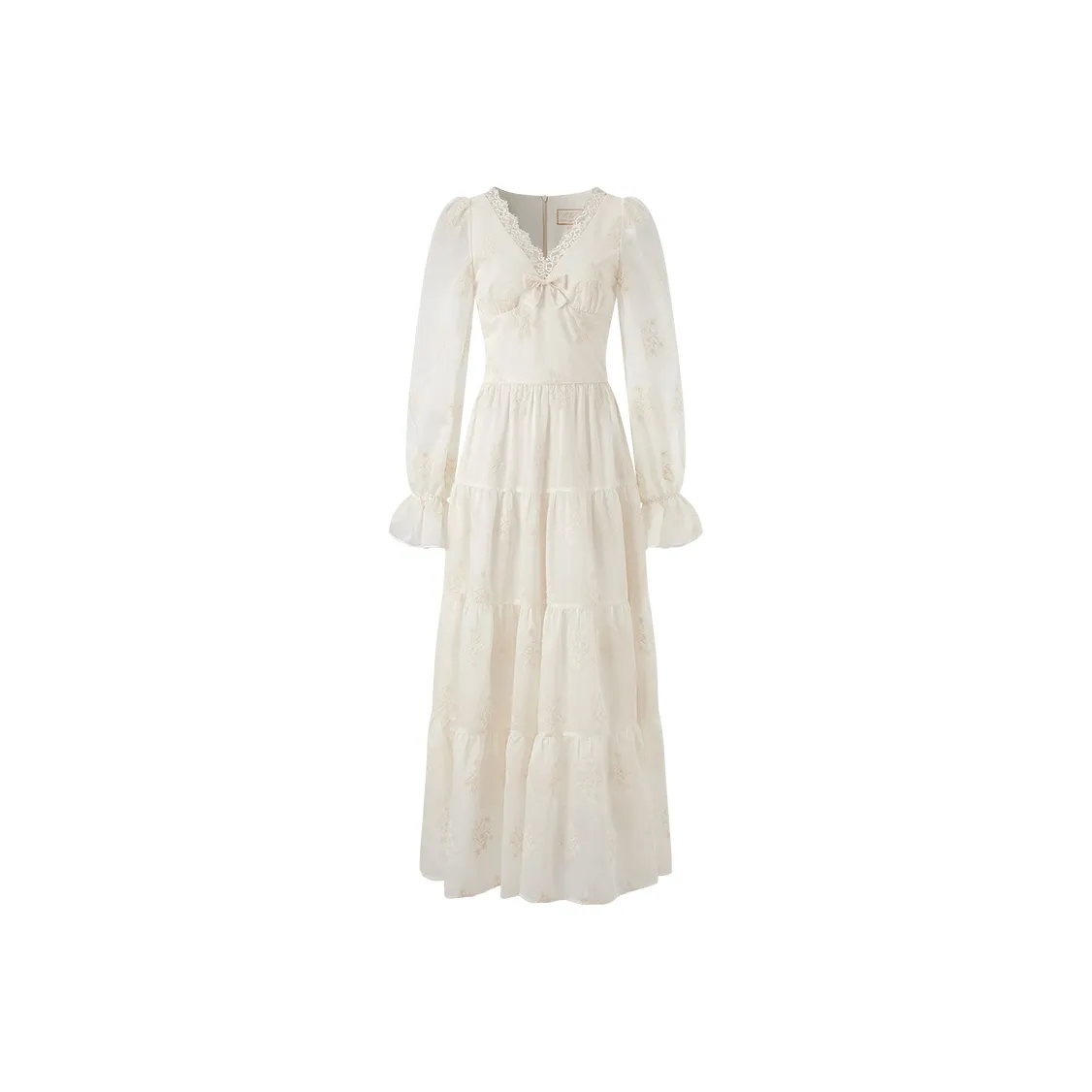 ACAINES Длинное платье с длинными рукавами женское