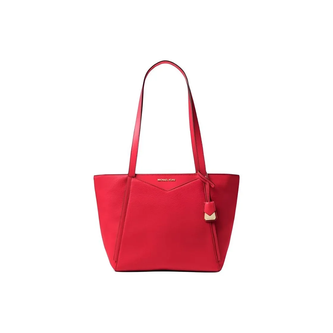 MICHAEL KORS Whitney Кожа Плечевая Сумка Маленькая Женская Красная