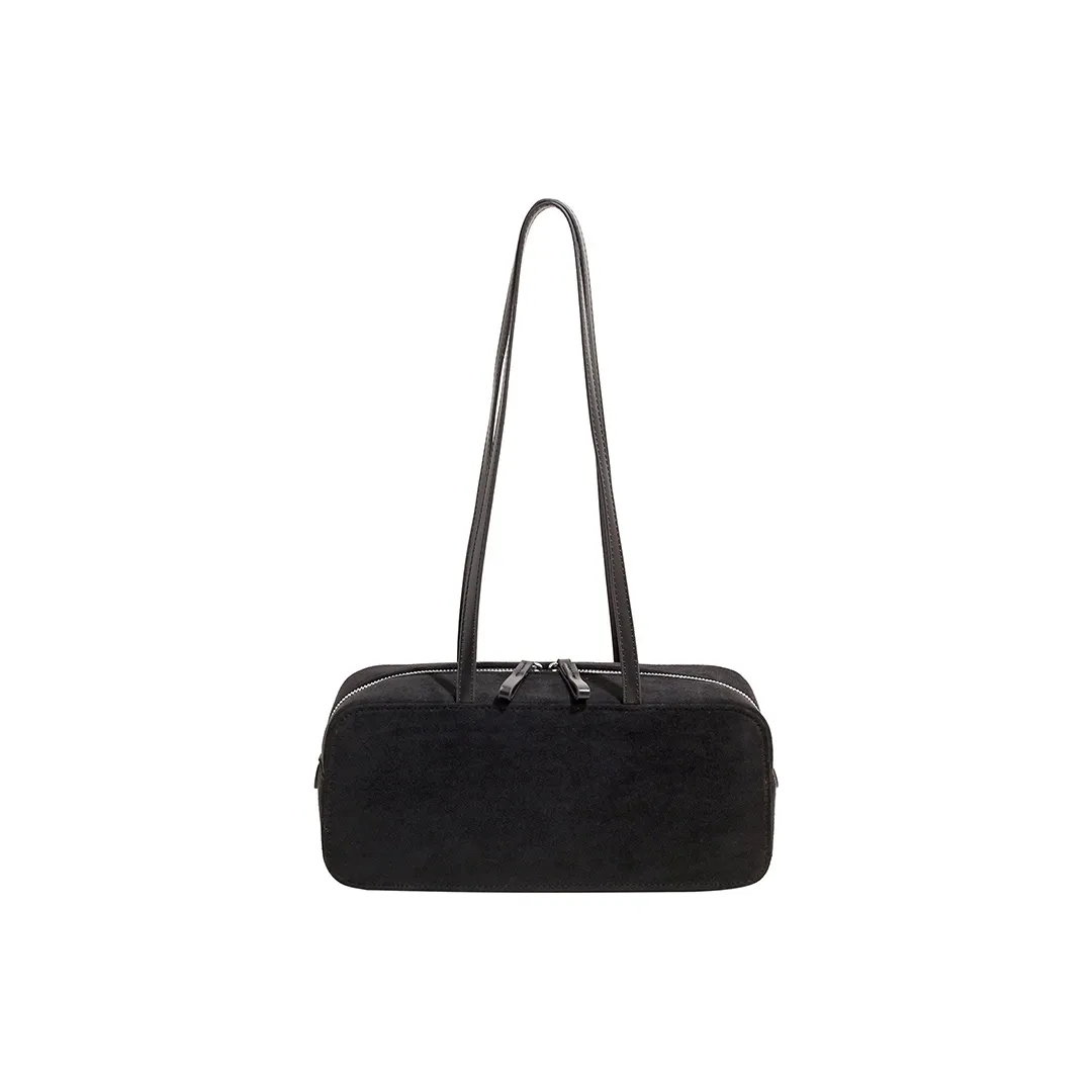 SHIJIA Замшевая сумка через плечо женская черная красная