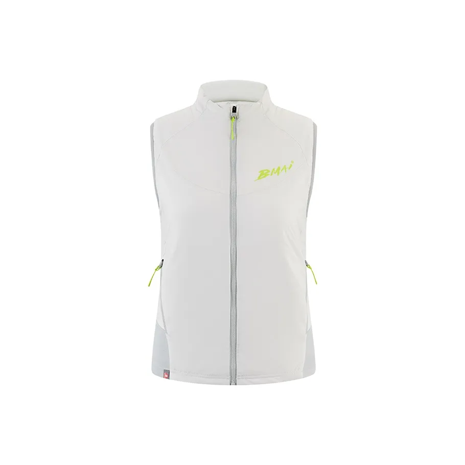 BMAI Винтажный Белый Бежевый Серый Женские Жилеты