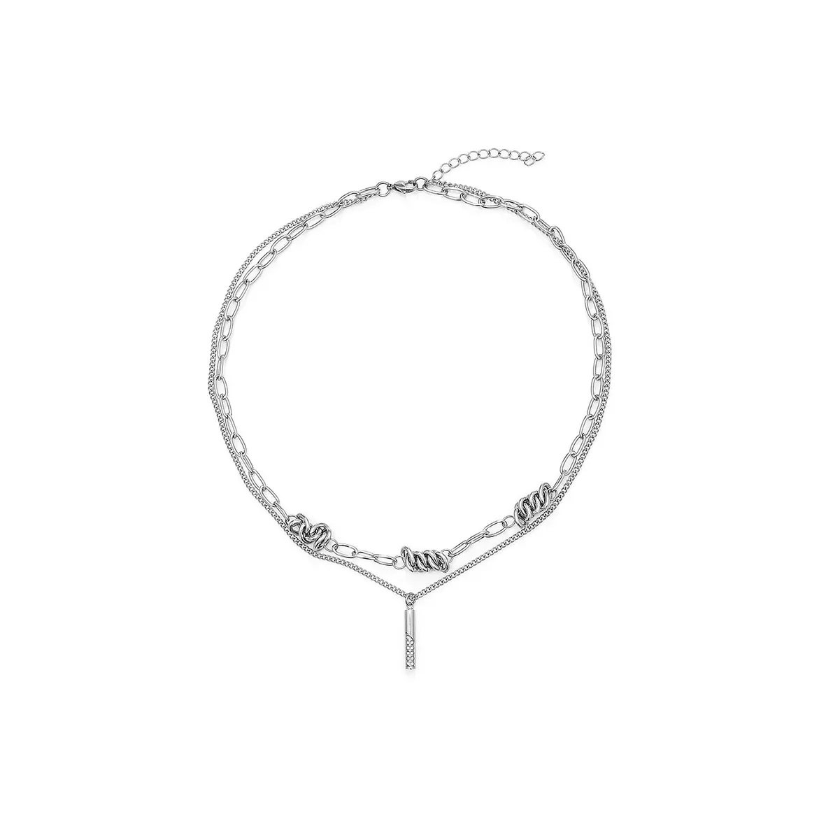 DEVILNUT Титановые стальные ожерелья унисекс