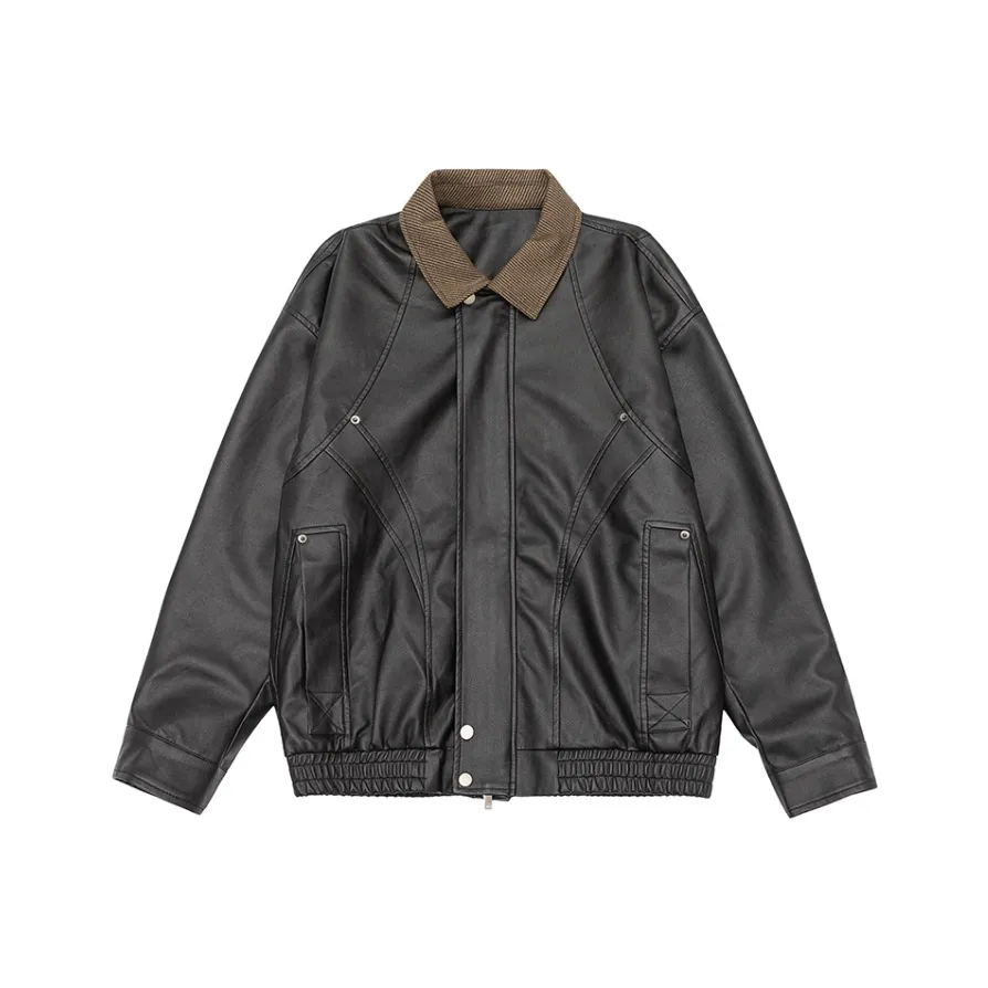 SENJIALUO Мужские кожаные куртки
