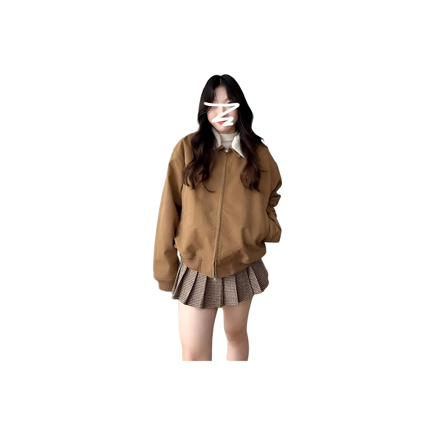 STYUW Коричневый Женский Куртки