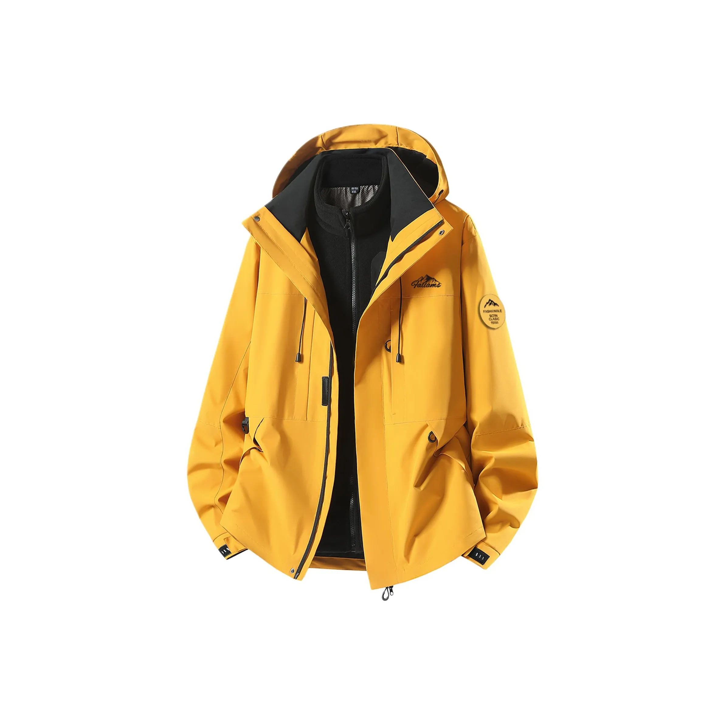FALIAMS Водонепроницаемый Водонепроницаемый Ветрозащитный Дышащий Ветровка Унисекс