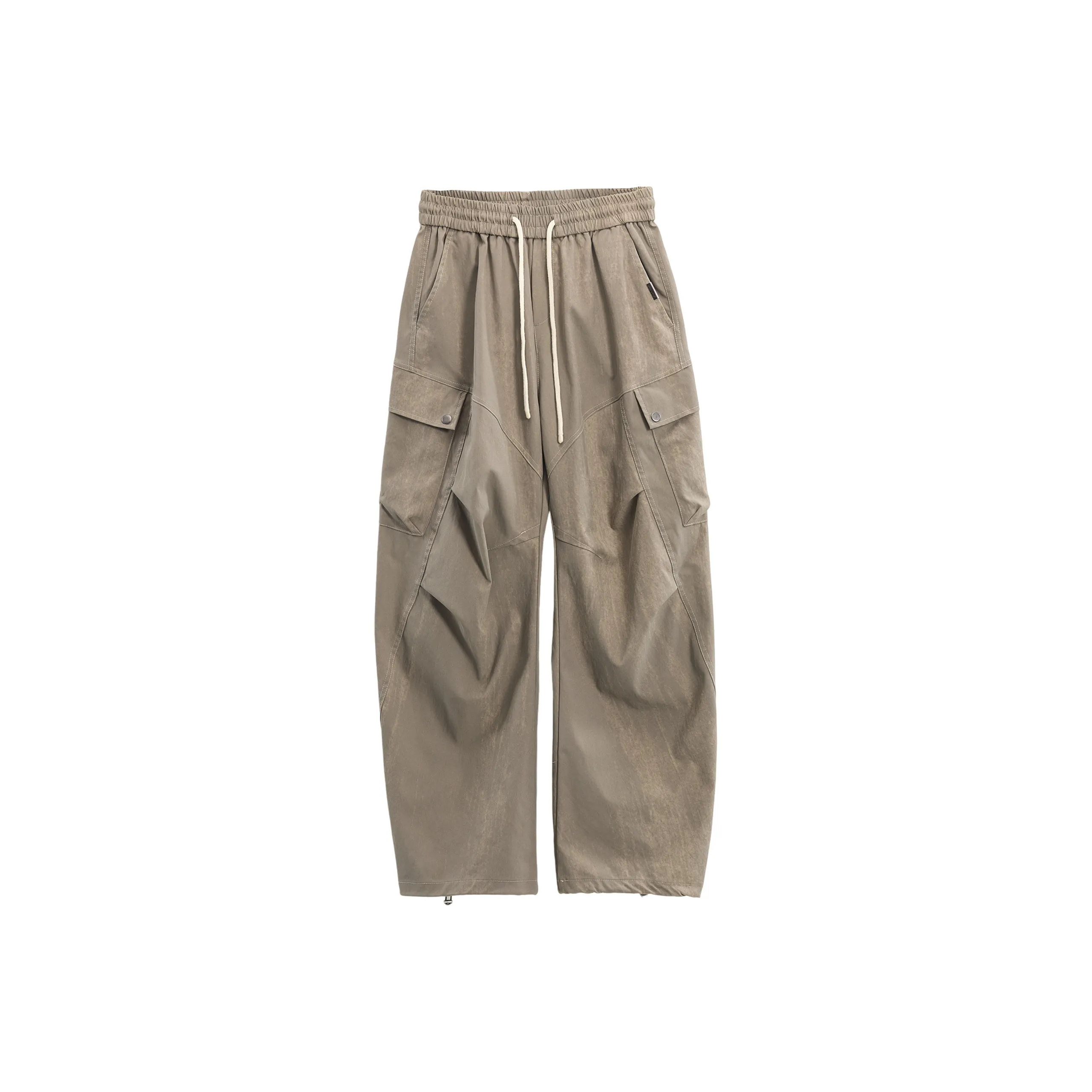 ENTONG Хаки Унисекс Повседневные Штаны