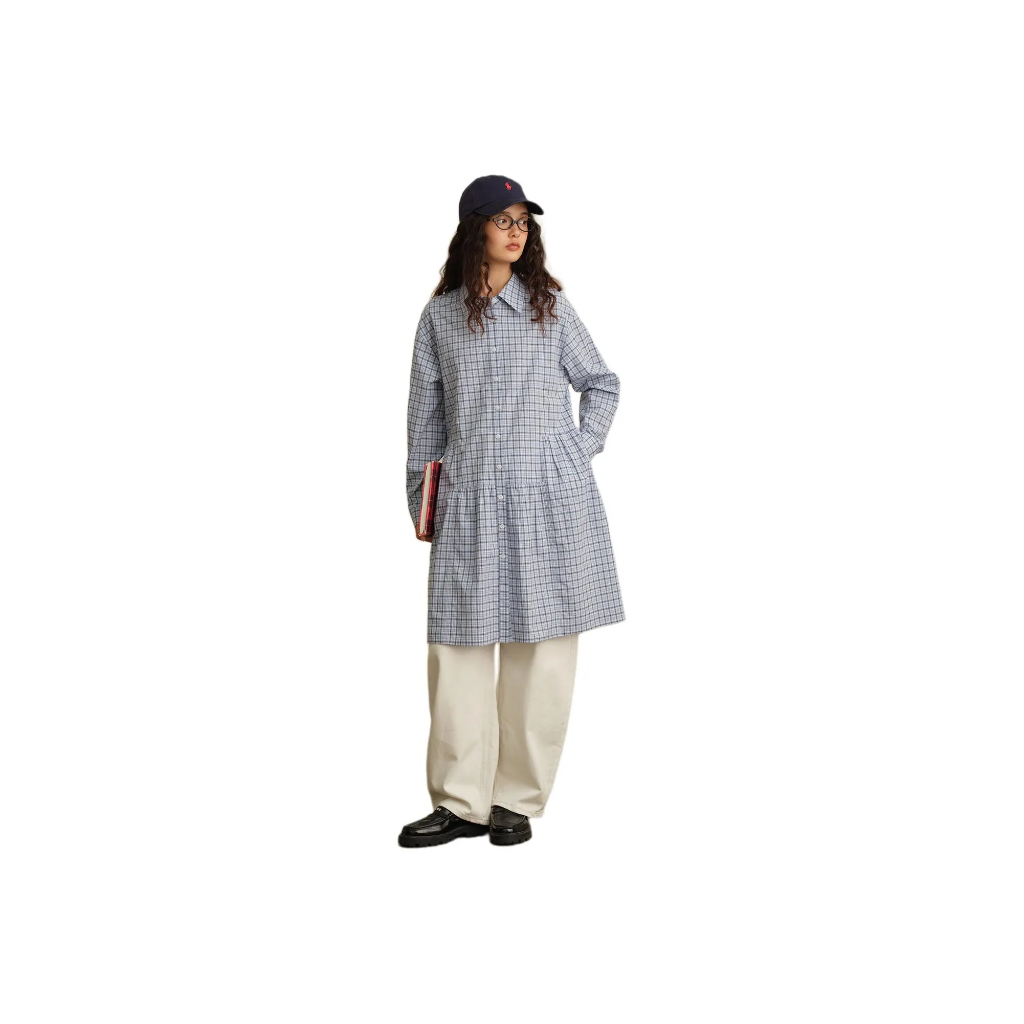 Omont Длинное платье с длинными рукавами женское