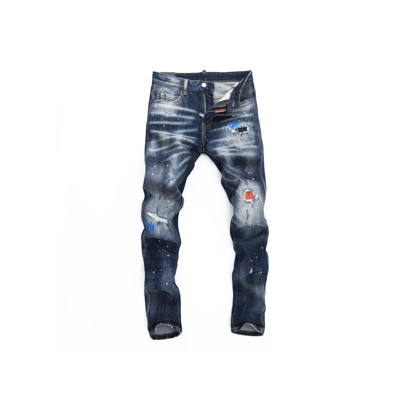 ZMHT Blue Men's Jeans ZMHT Синий Мужской Джинсы