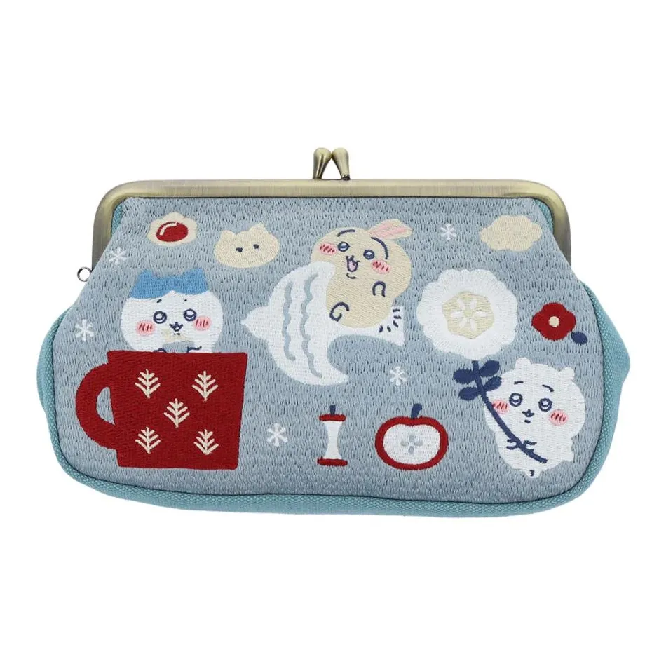 Chiikawa Хлопок Клатч Женский Синий