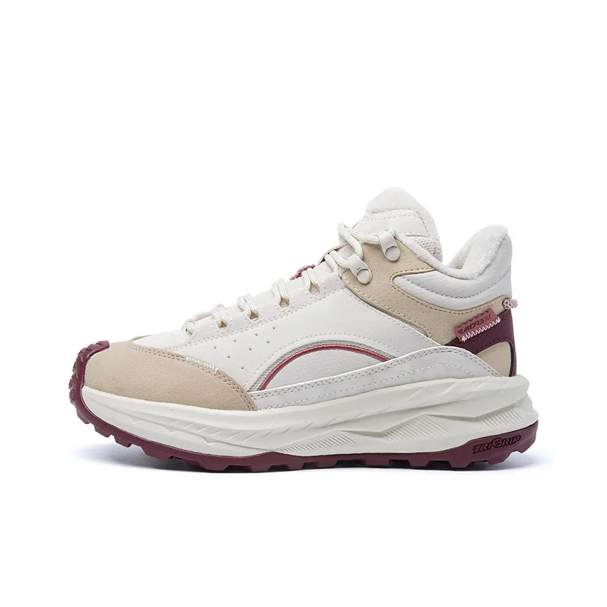 361° Амортизация устойчивость к истиранию термический MID топ функциональная обувь женские овсяное молоко