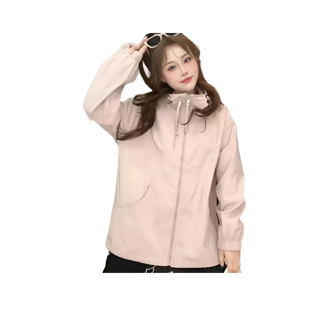 STYUW Pink Fleece-Lined Women's Jackets