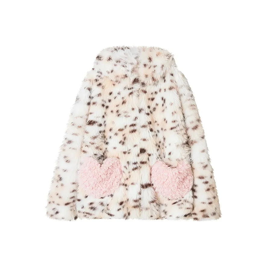UENA Леопардовый принт В наличии Женские Меховые изделия