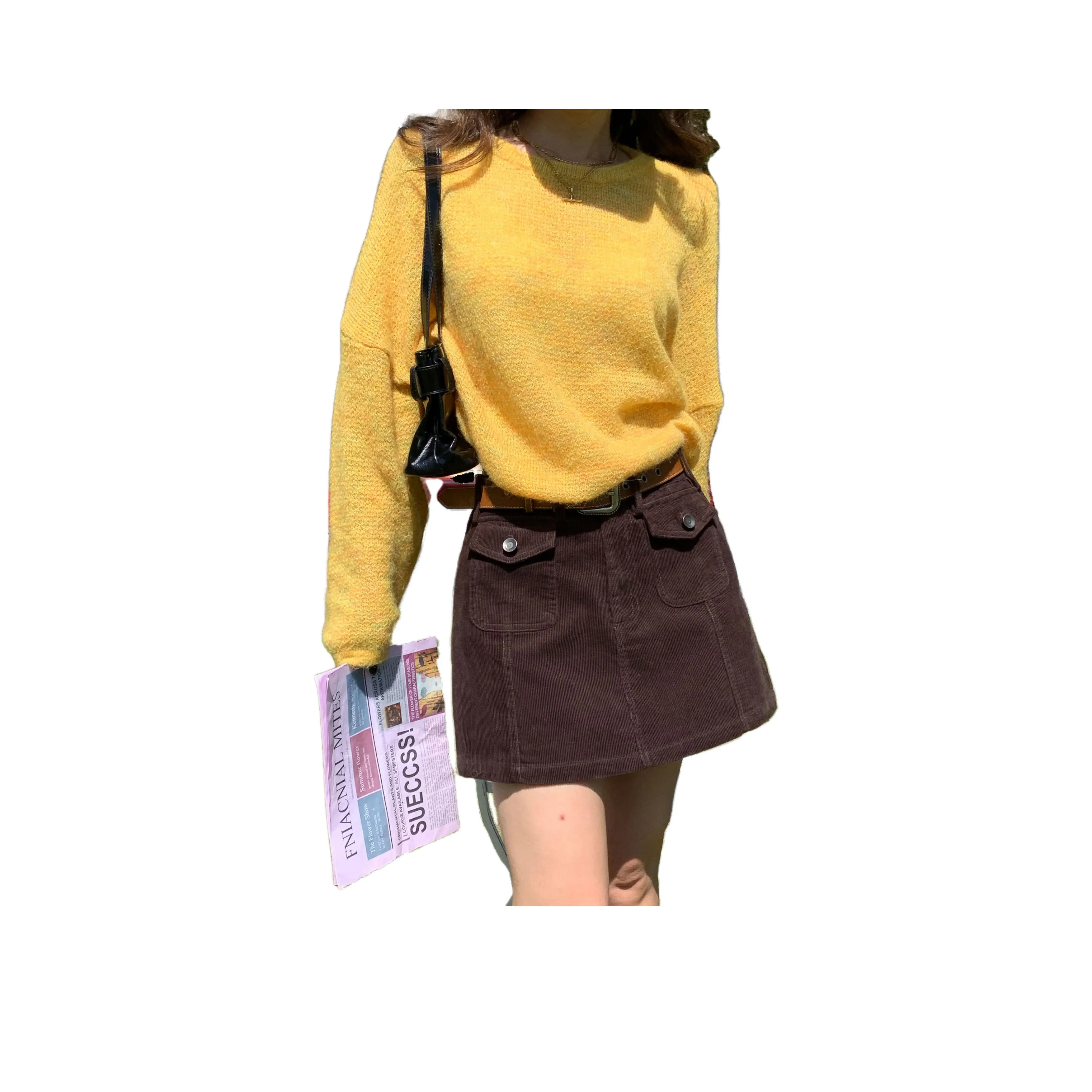 NANING9 Женские Повседневные Короткие Юбки