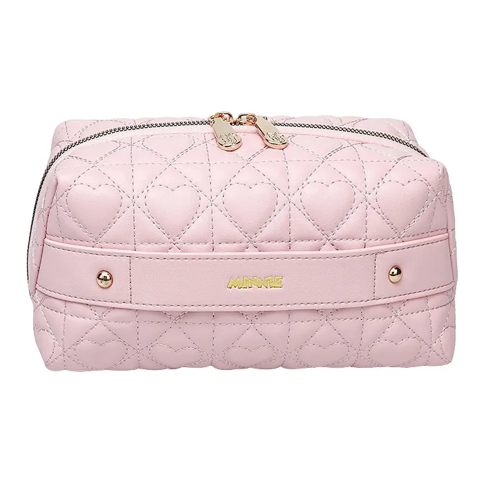 Disney Minnie ПУ (полиуретан) Любовь Lingge Путешествие Мешок для хранения Женские Розовый черный