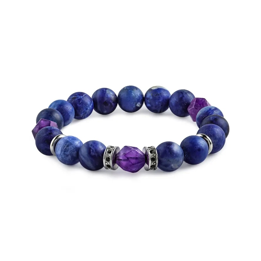 CUUD Синий Браслеты с камнем Vein Унисекс