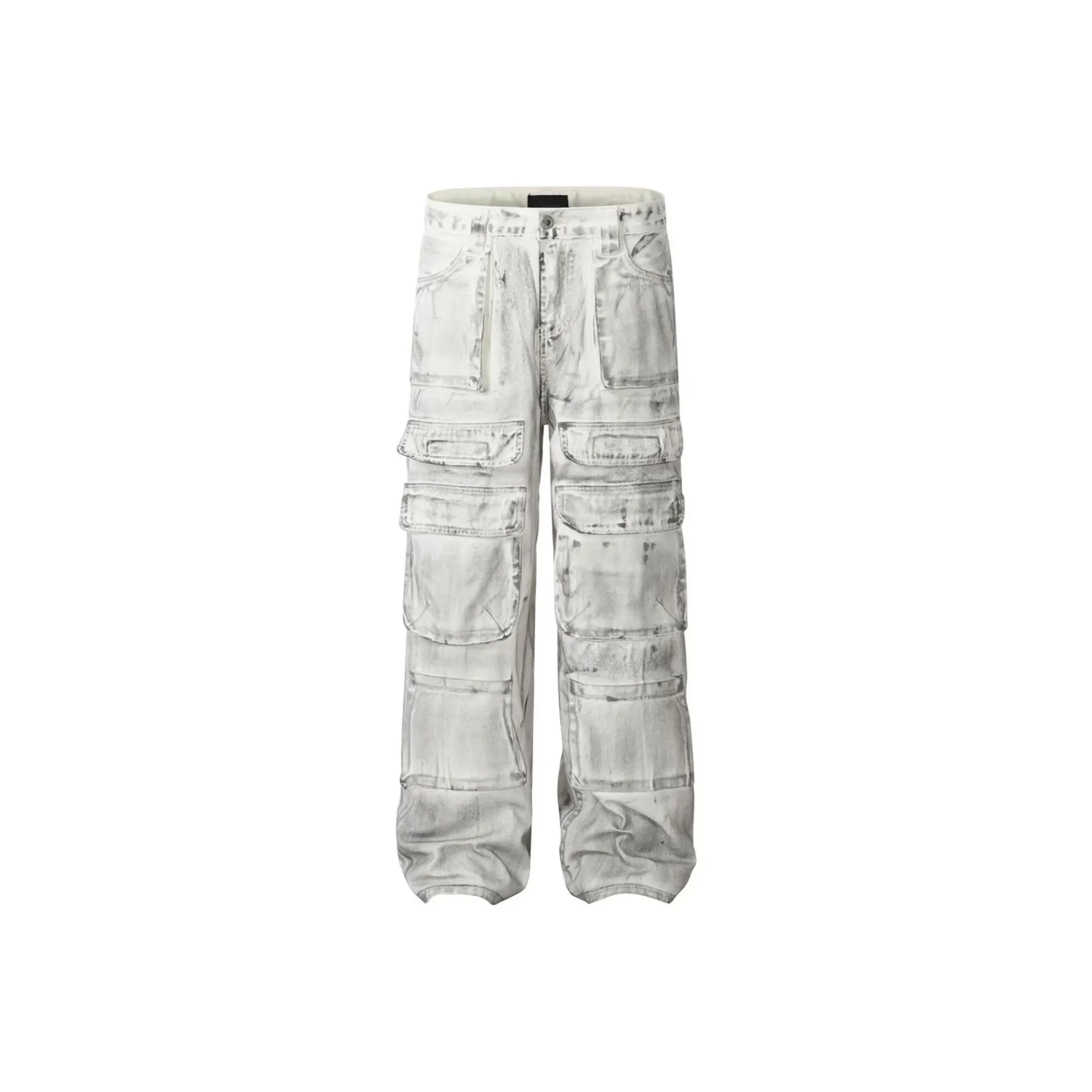 ONENINE34PM Белый Унисекс Карго Брюки