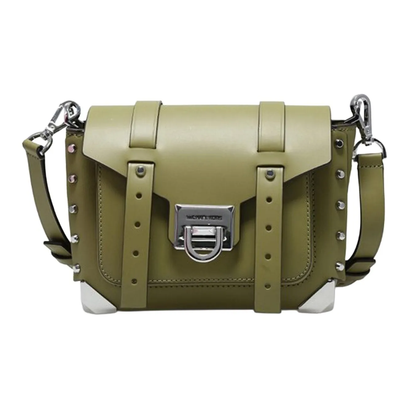 MICHAEL KORS MICHAEL KORS Luggage Collection Коровья кожа Сумка Сумка через плечо Женская Оливково-зеленая