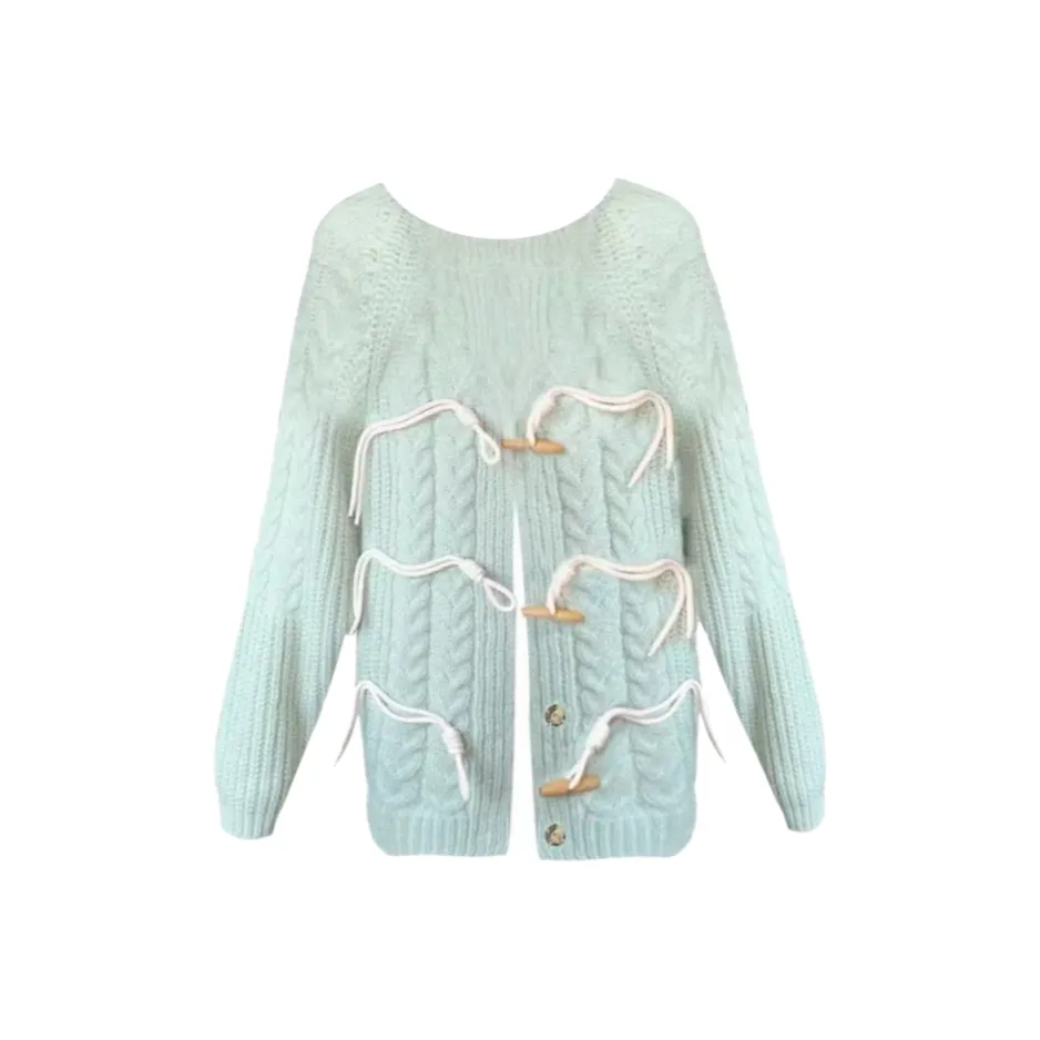 WANGLAISHI Бирюзовый Женский Трикотаж