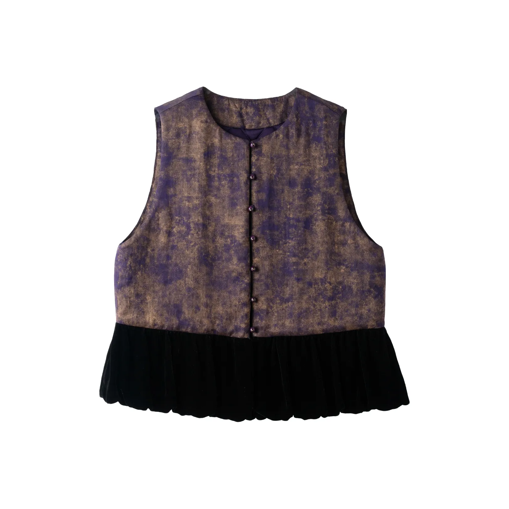 ZHEXI Фиолетовый Женский жилет