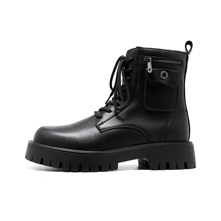 JHCZC Ankle Длина Мартин Ботинок Мужской