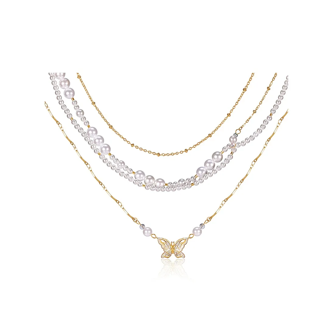 PARANOID PUPPY Циркон Ожерелья Женские