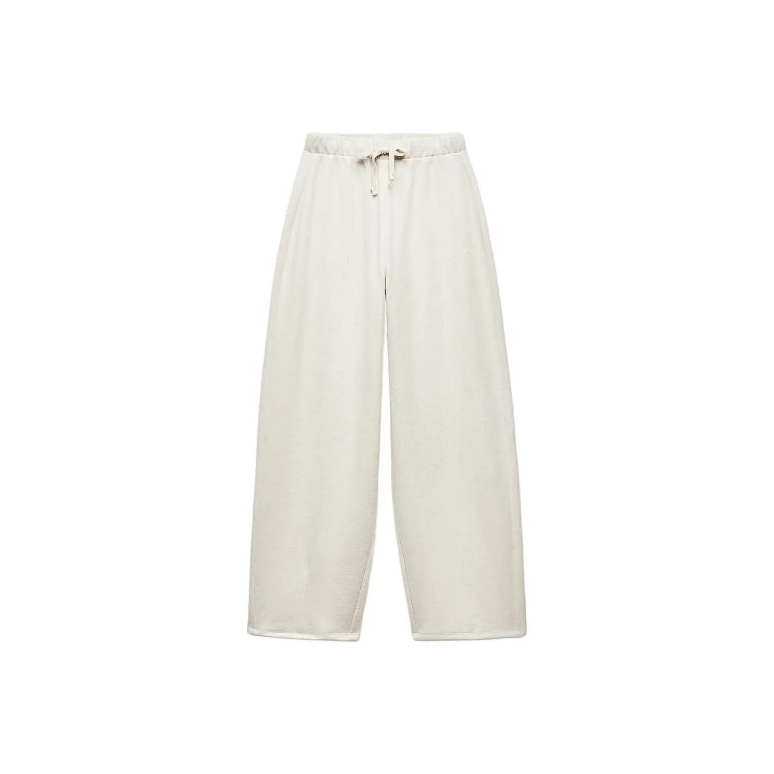 ZARA Ecru Женские Повседневные Брюки