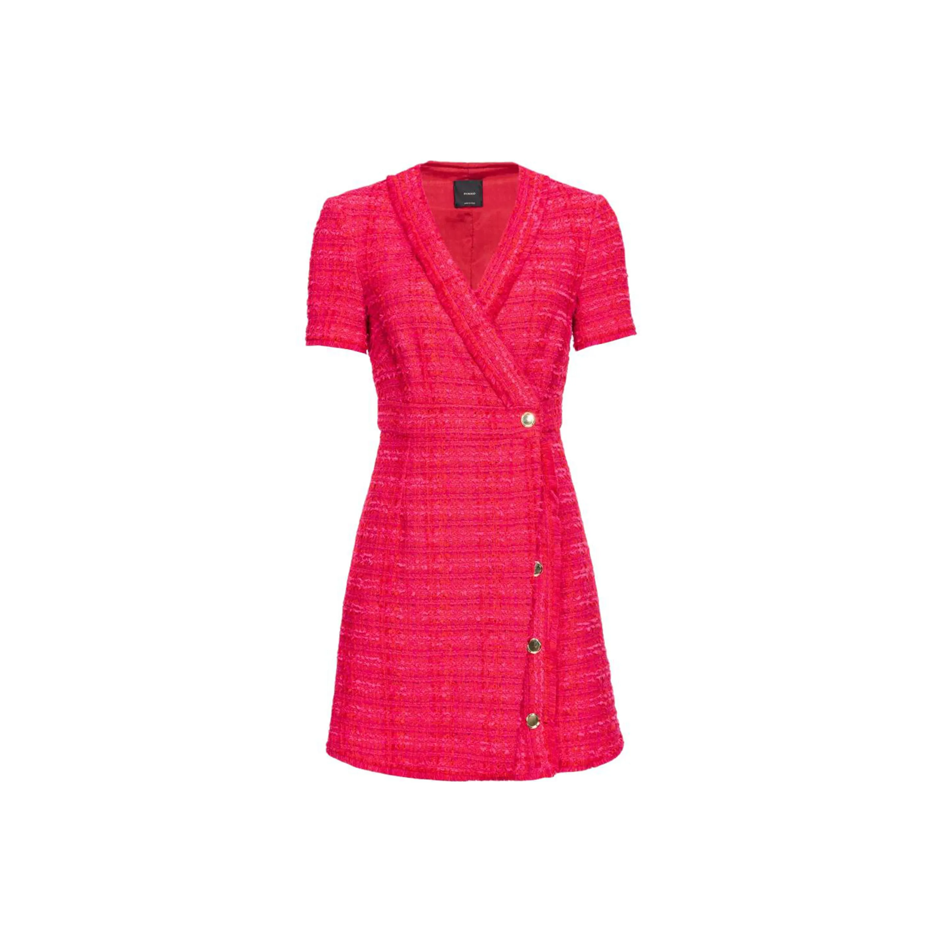 PINKO Короткий рукав Платье Женское Красное